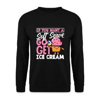 Lustiges Volleyball Geschenk - Unisex Pullover - Schwarz - Vorne - Alina (178cm) & Michal (187cm)
