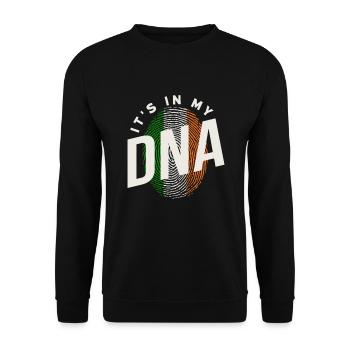 Drôle d’irlandais Irlande cadeau - Sweat-shirt Unisexe - noir - Devant - Alina (178cm) & Michal (187cm)