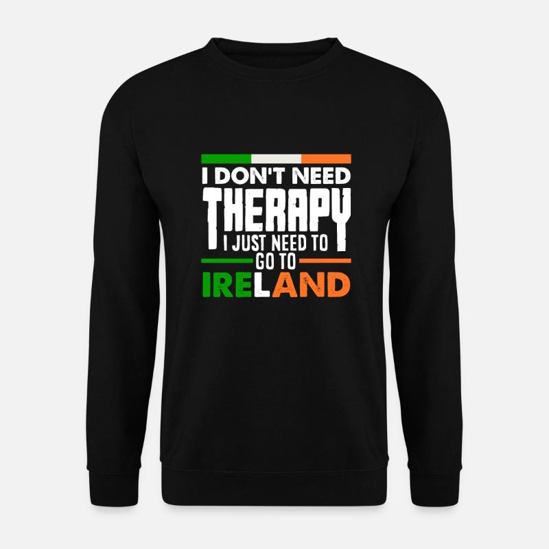 Lustiges Ire Irland Geschenk - Unisex Pullover - Schwarz