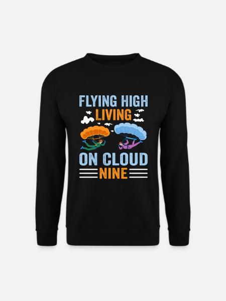 Skydiving Skydiving - Unisex Sweatshirt - black