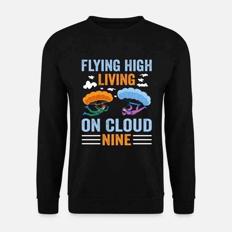 Parachutisme Parachutisme - Sweat-shirt Unisexe - noir