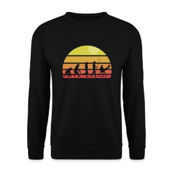Calisthenics Training Fitness Workout - Unisex Sweatshirt - black - Front - Alina (178cm) & Michal (187cm)