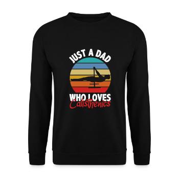 Calisthenics Training Fitness Workout - Unisex Sweatshirt - black - Front - Alina (178cm) & Michal (187cm)
