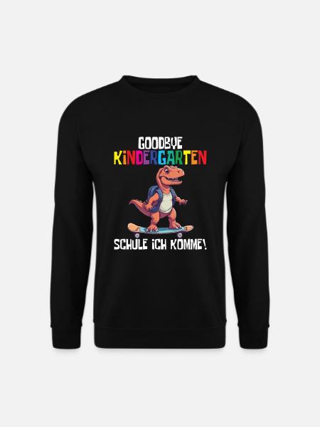 School Enrollment Dino Back to School - Unisex Sweatshirt - black