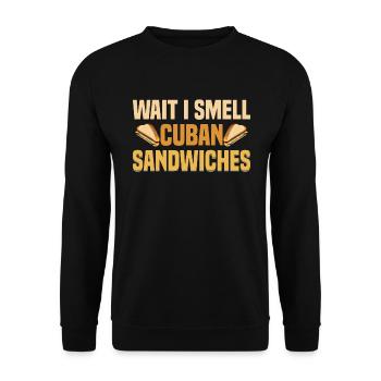 Sandwich Master Deli Sub Lover Sandwich Day Food - Unisex Sweatshirt - black - Front - Alina (178cm) & Michal (187cm)