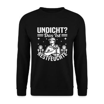 Mécanicien d’usine Mécatronicien pour la technique de réfrigération - Sweat-shirt Unisexe - noir - Devant - Alina (178cm) & Michal (187cm)