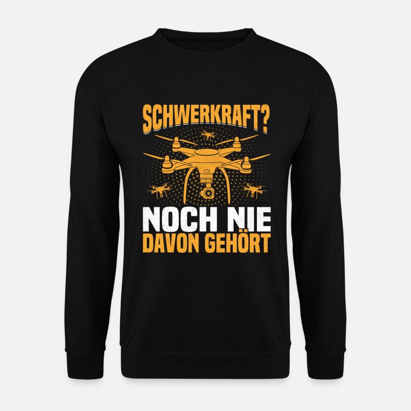 Drone volant drone télécommandé - Sweat-shirt Unisexe - noir