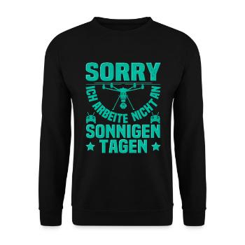 Drone Racing Pilot Drone Flying pour Drone Pilot - Sweat-shirt Unisexe - noir - Devant - Alina (178cm) & Michal (187cm)