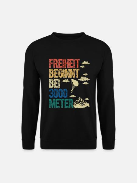 Skydiving Accessories Skydiving - Unisex Sweatshirt - black