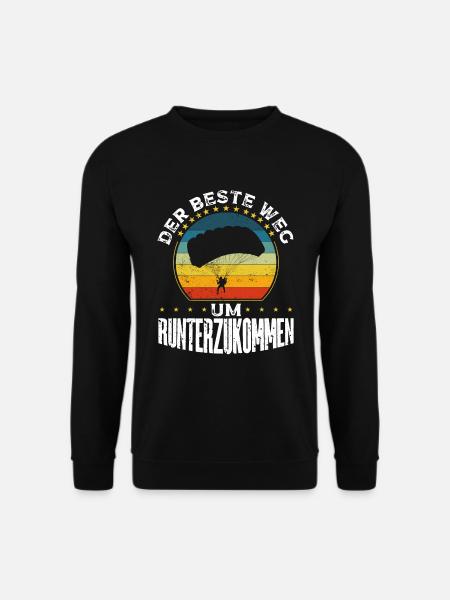 Bon de parachutisme Parachutisme - Sweat-shirt Unisexe - noir