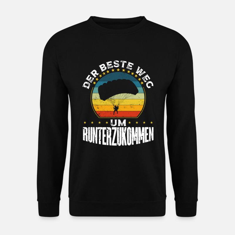 Bon de parachutisme Parachutisme - Sweat-shirt Unisexe - noir