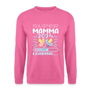 Super Mamma 2024 Loading - Unisex Pullover - Pink - Vorne