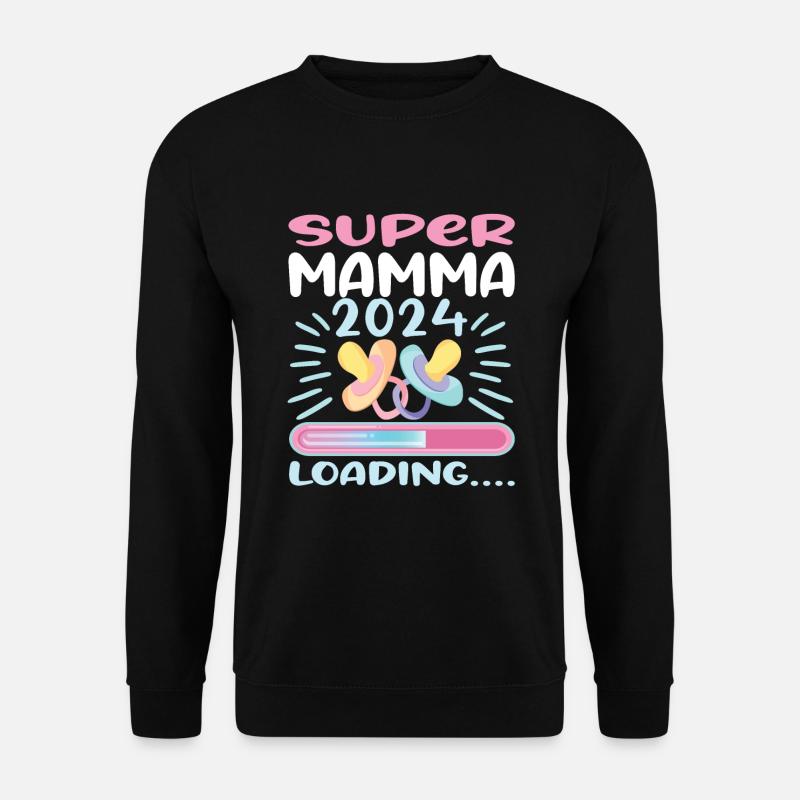 Super Mamma 2024 Loading - Unisex Sweatshirt - black
