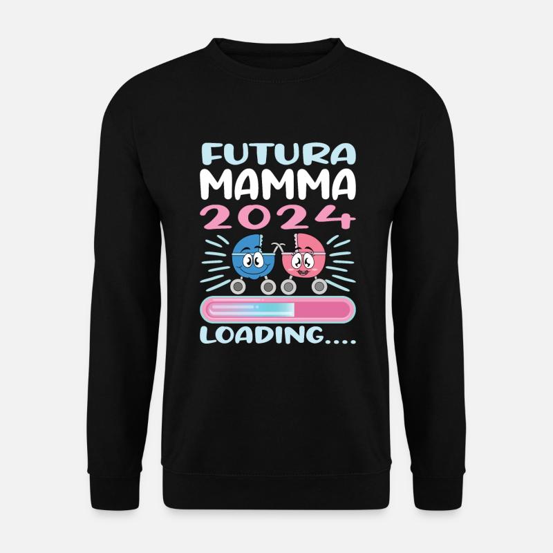 Super Mamma 2024 Loading - Unisex Pullover - Schwarz