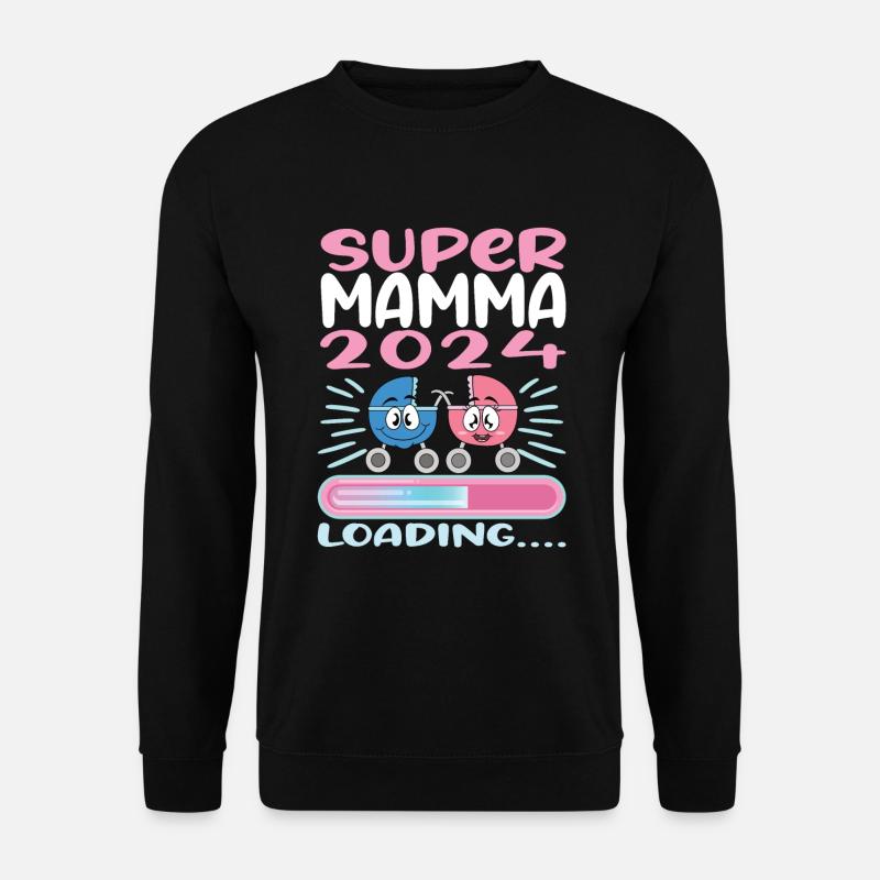 Super Mamma 2024 Loading - Unisex Pullover - Schwarz
