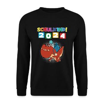 Inscription scolaire 2024 de l’école de la rentrée scolaire - Sweat-shirt Unisexe - noir - Devant - Alina (178cm) & Michal (187cm)