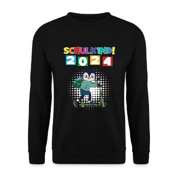 Inscription scolaire 2024 de l’école de la rentrée scolaire - Sweat-shirt Unisexe - noir - Devant - Alina (178cm) & Michal (187cm)