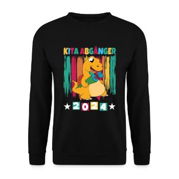 Daycare Leavers 2024 School Enrollment 2024 - Unisex Sweatshirt - black - Front - Alina (178cm) & Michal (187cm)