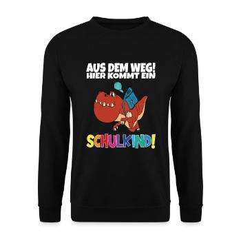 Inscription scolaire 2024 de l’école de la rentrée scolaire - Sweat-shirt Unisexe - noir - Devant - Alina (178cm) & Michal (187cm)