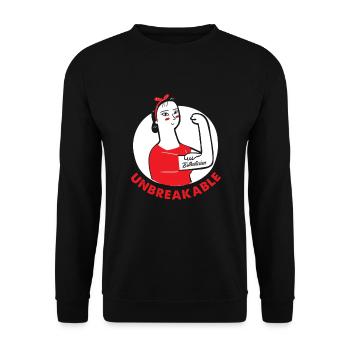 Hautpflege Kosmetikerin Kosmetik - Unisex Pullover - Schwarz - Vorne - Alina (178cm) & Michal (187cm)