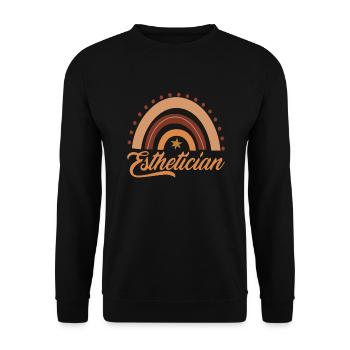 Hautpflege Kosmetikerin Kosmetik - Unisex Pullover - Schwarz - Vorne - Alina (178cm) & Michal (187cm)