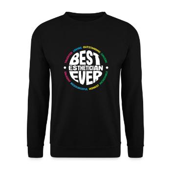 Hautpflege Kosmetikerin Kosmetik - Unisex Pullover - Schwarz - Vorne - Alina (178cm) & Michal (187cm)