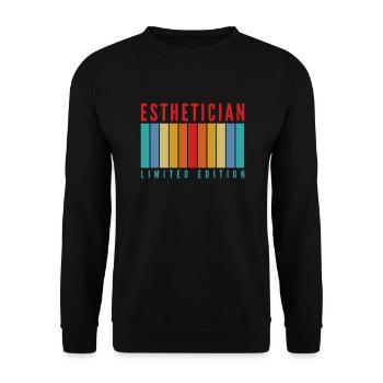 Hautpflege Kosmetikerin Kosmetik - Unisex Pullover - Schwarz - Vorne - Alina (178cm) & Michal (187cm)