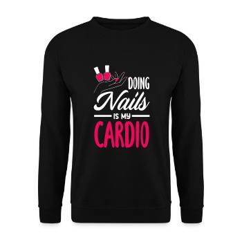Hautpflege Kosmetikerin Kosmetik - Unisex Pullover - Schwarz - Vorne - Alina (178cm) & Michal (187cm)