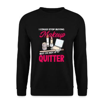 Hautpflege Kosmetikerin Kosmetik - Unisex Pullover - Schwarz - Vorne - Alina (178cm) & Michal (187cm)
