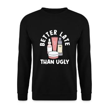 Hautpflege Kosmetikerin Kosmetik - Unisex Pullover - Schwarz - Vorne - Alina (178cm) & Michal (187cm)
