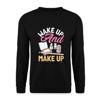 Hautpflege Kosmetikerin Kosmetik - Unisex Pullover - Schwarz - Vorne - Alina (178cm) & Michal (187cm)