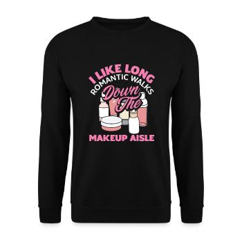 Hautpflege Kosmetikerin Kosmetik - Unisex Pullover - Schwarz - Vorne - Alina (178cm) & Michal (187cm)