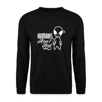 Drôle de cadeau extraterrestre extraterrestre - Sweat-shirt Unisexe - noir - Devant - Alina (178cm) & Michal (187cm)