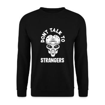 Drôle de cadeau extraterrestre extraterrestre - Sweat-shirt Unisexe - noir - Devant - Alina (178cm) & Michal (187cm)