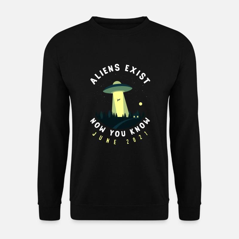 Funny Alien Alien Gift - Unisex Sweatshirt - black