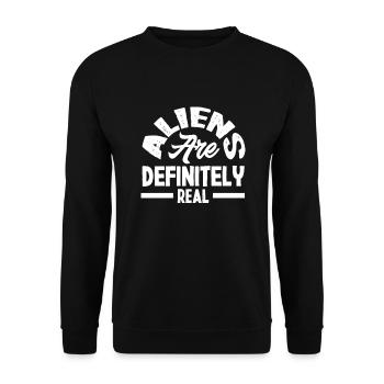 Drôle de cadeau extraterrestre extraterrestre - Sweat-shirt Unisexe - noir - Devant - Alina (178cm) & Michal (187cm)