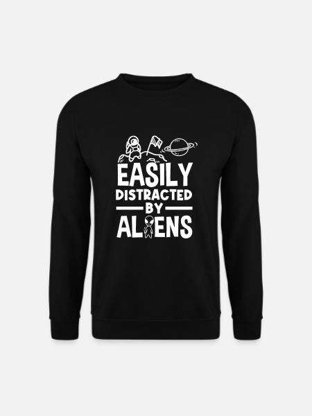 Funny Alien Alien Gift - Unisex Sweatshirt - black