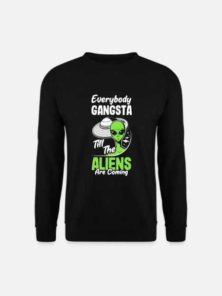 Funny Alien Alien Gift - Unisex Sweatshirt - black