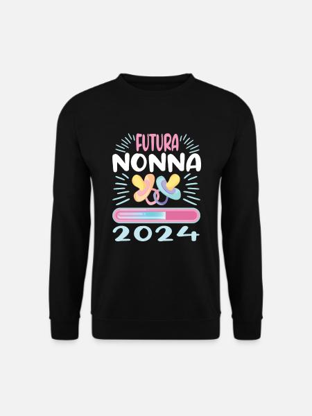 Nonna 2024 Loading Grandma 2024 - Unisex Sweatshirt - black