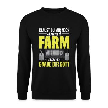 Zocken Gaming Tastatur PC Gamer Konsole PC Gaming - Unisex Pullover - Schwarz - Vorne - Alina (178cm) & Michal (187cm)