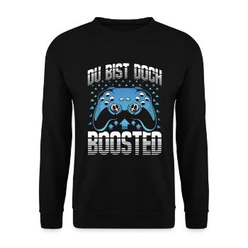 Gaming PC Gaming Video Player Gaming Computer - Unisex Sweatshirt - black - Front - Alina (178cm) & Michal (187cm)