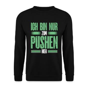 Gamer Zocken Gamepad Gaming Monitor Headset Zocker - Sweat-shirt Unisexe - noir - Devant - Alina (178cm) & Michal (187cm)