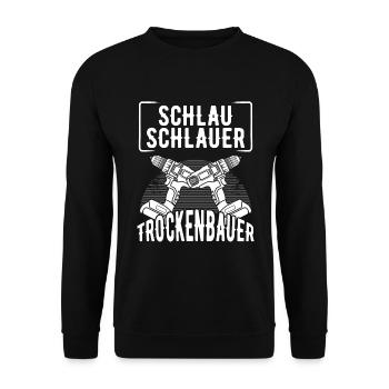 Master Drywall Builder Training Craft Drywall Builder - Unisex Sweatshirt - black - Front - Alina (178cm) & Michal (187cm)