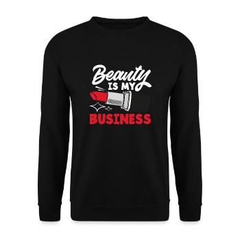 Hautpflege Kosmetikerin Kosmetik - Unisex Pullover - Schwarz - Vorne - Alina (178cm) & Michal (187cm)