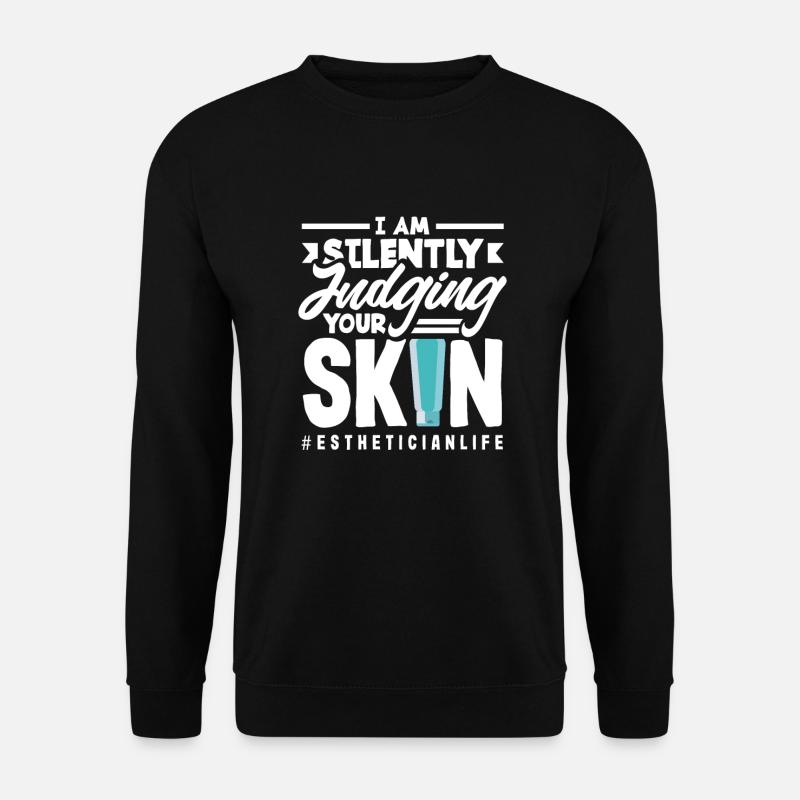 Hautpflege Kosmetikerin Kosmetik - Unisex Pullover - Schwarz