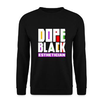 Hautpflege Kosmetikerin Kosmetik - Unisex Pullover - Schwarz - Vorne - Alina (178cm) & Michal (187cm)