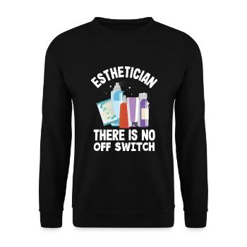 Hautpflege Kosmetikerin Kosmetik - Unisex Pullover - Schwarz - Vorne - Alina (178cm) & Michal (187cm)