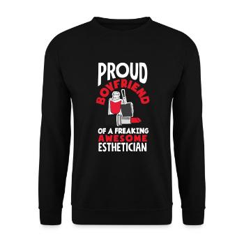 Hautpflege Kosmetikerin Kosmetik - Unisex Pullover - Schwarz - Vorne - Alina (178cm) & Michal (187cm)