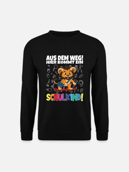 Schulkind 2024 Einschulung Schulanfang - Unisex Pullover - Schwarz