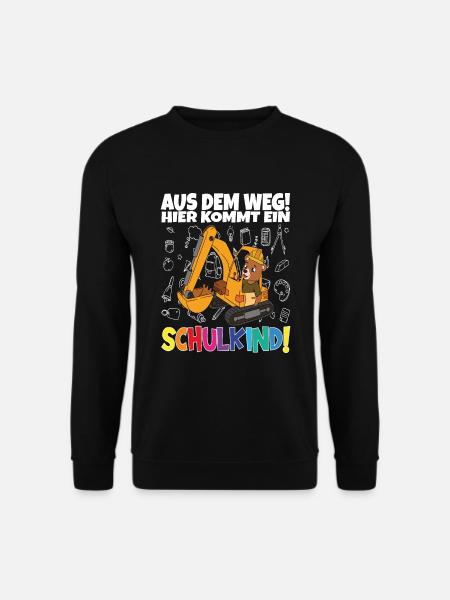 schulkinder outfit erstklassig - Unisex Pullover - Schwarz
